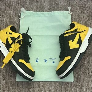 Off-White Black and Yellow High-Tops